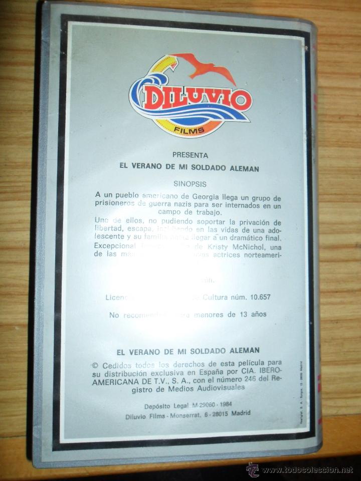 El Verano De Mi Soldado Aleman Pelicula