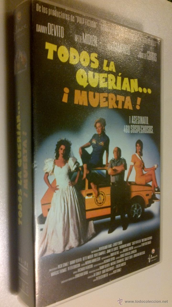 Cine: TODOS LA QUERIAN ... MUERTA VHS. DANNY DEVITO - Foto 1