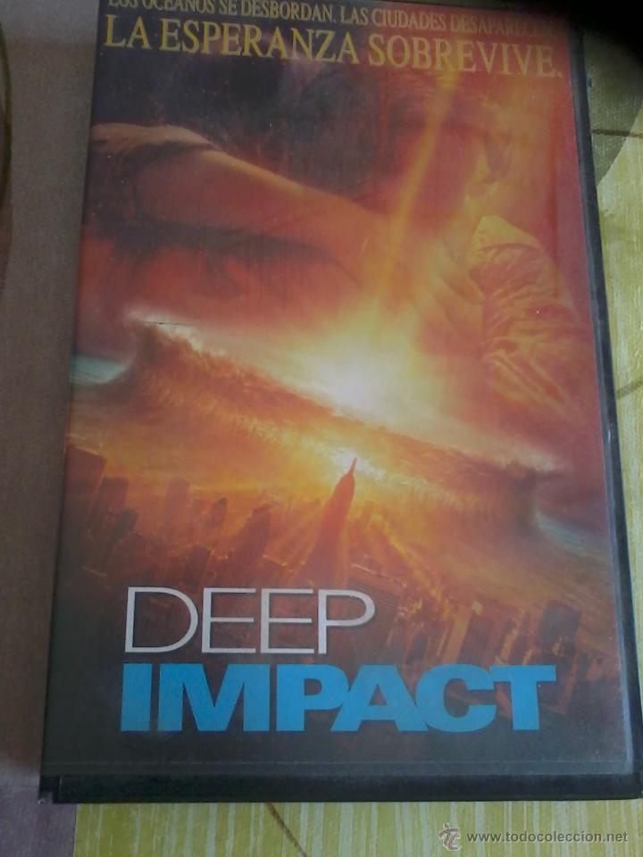 Cine: DEEP IMPACT. LA ESPERANZA SOBREVIVE. C5VHS - Foto 1