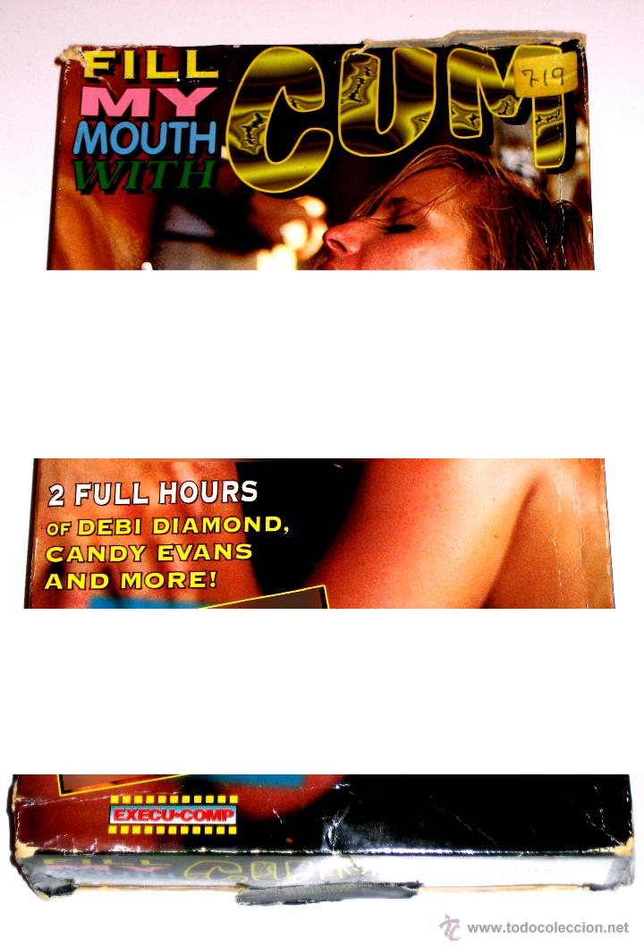 Cine: Fill My Mouth With Cum - Debi Diamond Ron Jeremy Athena Star Chris Reed Brittany Bardot VHS (Carton)