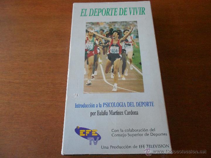 Cine: CINTA VHS: EL DEPORTE DE VIVIR. INTRODUCCI&Oacute;N A LA PSICOLOG&Iacute;A DEL DEPORTE (MARTINEZ CARDONA, EULALIA)