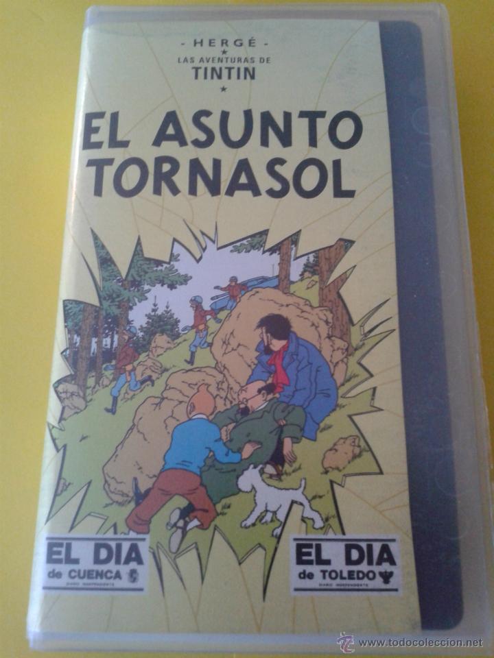 Cine: Pelicula VHS El asunto Tornasol de la coleccion Aventuras de Tintin.