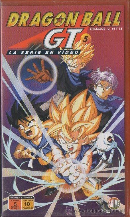 Dragon Ball GT Vol.5 Episodios 13, 14 y 15 [Anime VHS] Manga Films  Ver.Española