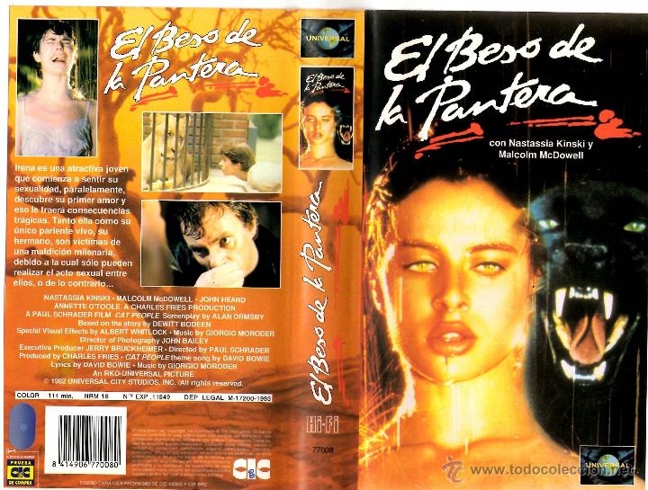 vhs\. el beso de la pantera - Comprar Películas de cine VHS en ...