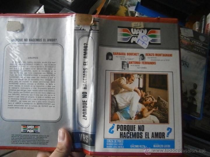 Cinema: POR QUE NO ACEMOS EL AMOR-VHS