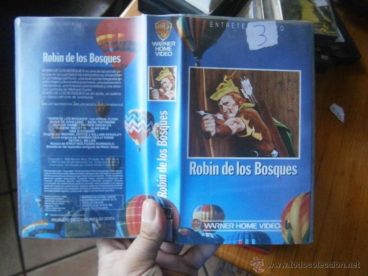 Cine: ROBIN DELOS BOSQUES-VHS - Foto 1