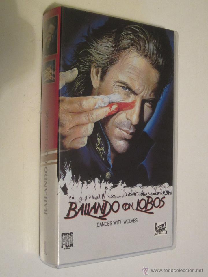 Cine: VHS BAILANDO CON LOBOS - Foto 1