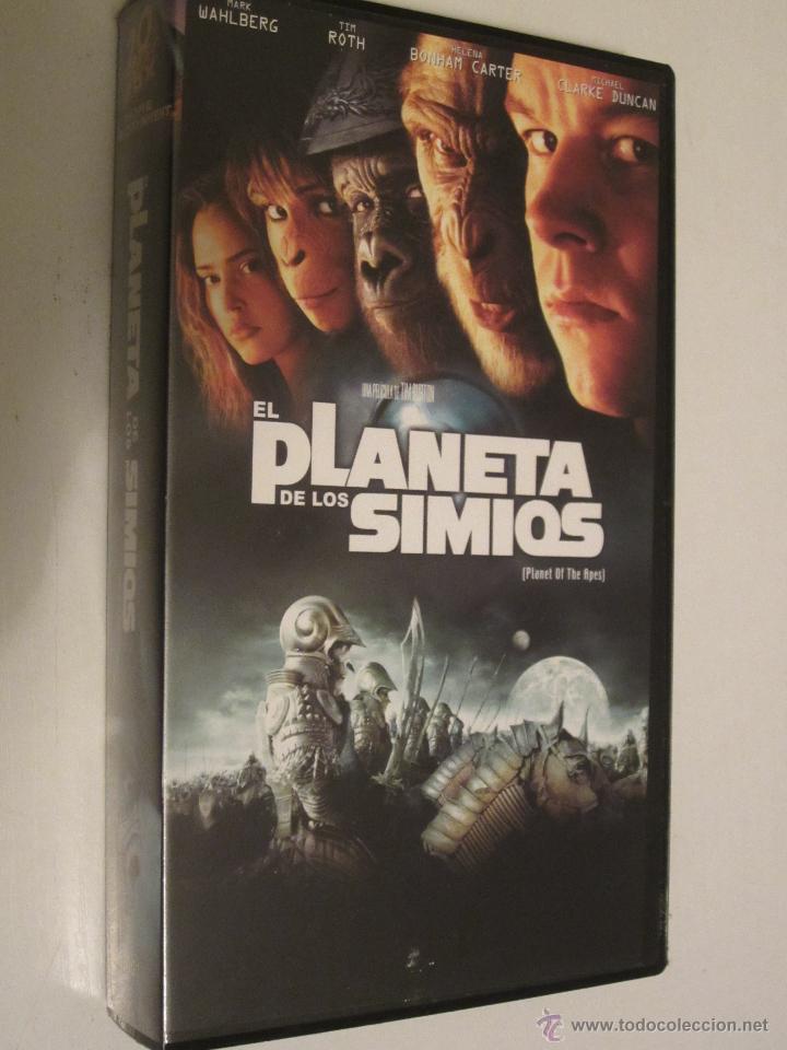 Cine: VHS EL PLANETA DE LOS SIMIOS - Foto 1
