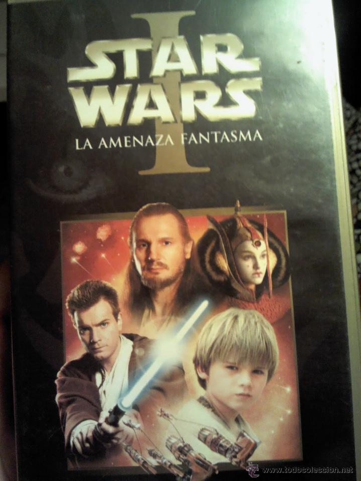 Cinema: Pelicula vhs star wars I La amenaza fantasma a&ntilde;adela a tu coleccion