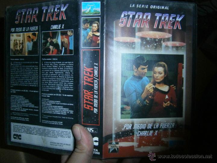 Cine: STAR TREK- POR MEDIO DE LA FUERZA CHARLIE X-VHS(COMPRA MINIMA 10&euro; EUROS)