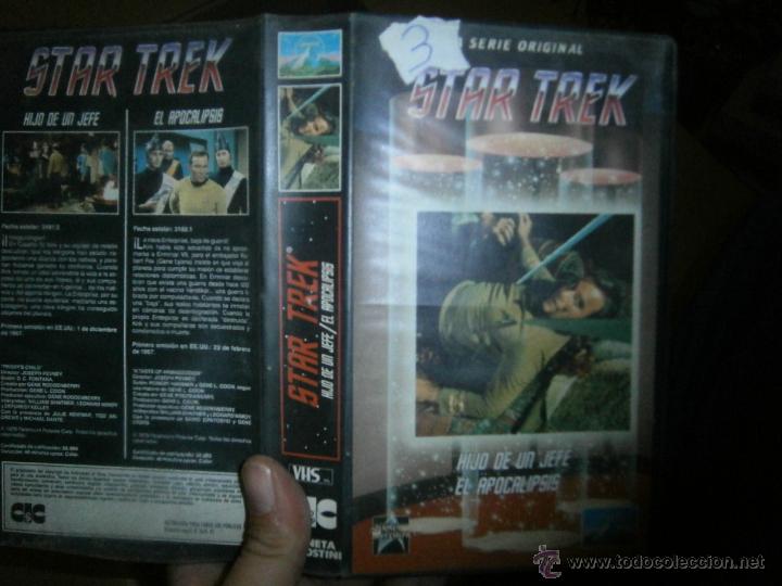 Cine: STAR TREK -HIJO DE UN JEFE EL APOCALIPSIS-VHS(COMPRA MINIMA 6 EUROS)