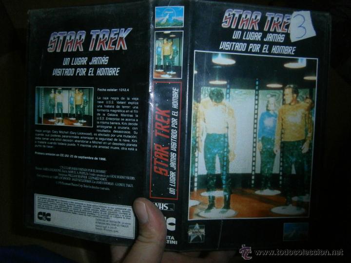 Cine: STAR TREK -UN LUGAR JAMAS VISITADO POR EL HOBRE-VHS(COMPRA MINIMA EUROS)