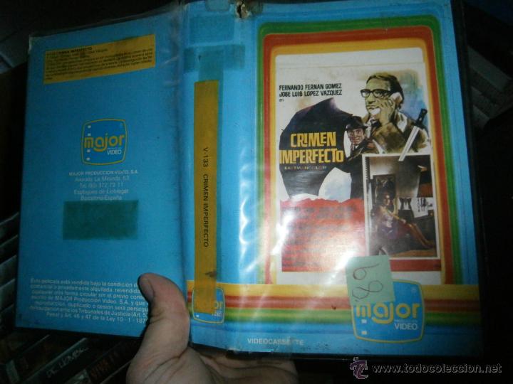 Cinema: CRIMEN IMPERFECTO-VHS