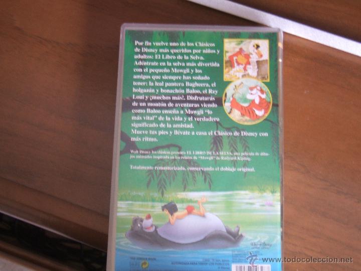 Cine: EL LIBRO DE LA SELVA - DISNEY (VHS) - Foto 2