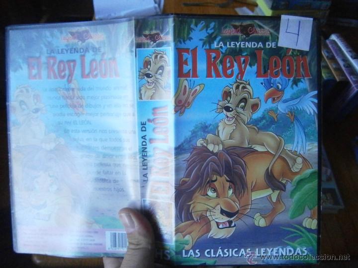 Cine: LA LEYENDA DEL REY LEON-VHS(COMPRA MINIMA 10&euro; EU--)