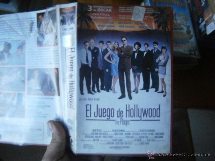 Kino: EL JUEGO DE HOLLWOOD-VHS(COMPRA MINIMA 6 EU--)