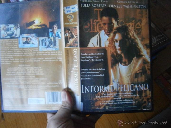 Kino: EL INFORME DEL PELICANO-VHS(COMPRA MINIMA 6 EU--)