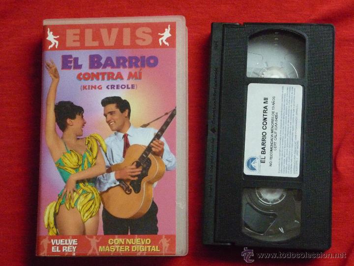 Cine: VHS- EL BARRIO CONTRA M&Iacute; (KING CREOLE)- ELVIS PRESLEY- A&Ntilde;O 1958 -PERFECTO ESTADO !! (LEER +)