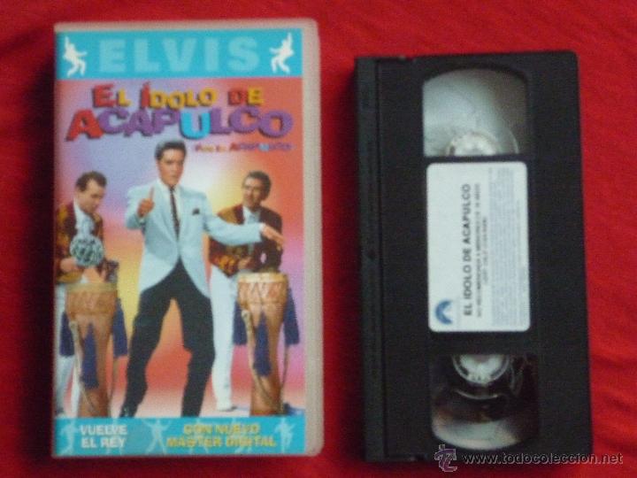 Cine: VHS- 'EL &Iacute;DOLO DE ACAPULCO'' (FUN IN ACAPULCO)- ELVIS PRESLEY- A&Ntilde;O 1963 -PERFECTO ESTADO !! (LEER +)