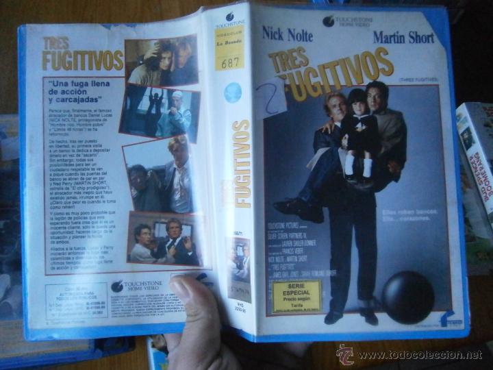 Cinema: TRES FUGITIVOS-VHS(COMPRA MINIMA 10&euro;U--)
