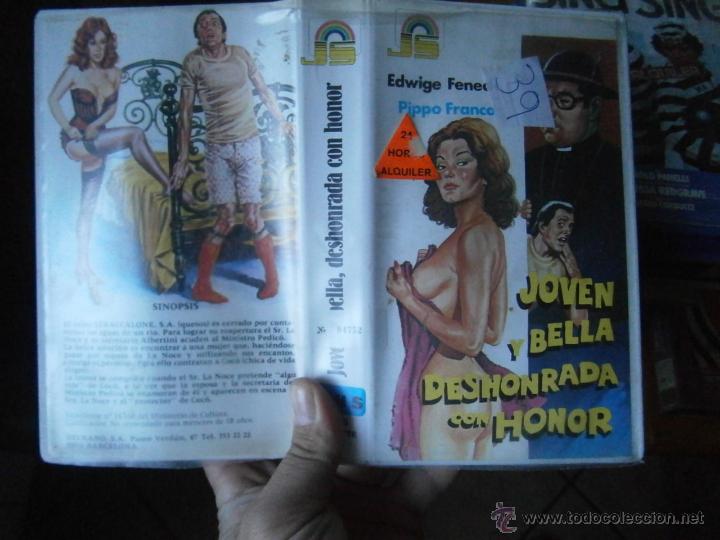 Kino: JOBEN Y BELLA DESHONRADA CON HONOS-VHS