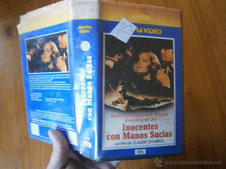 Cinema: INOCENTES CON MANOS SUCIAS-VHS