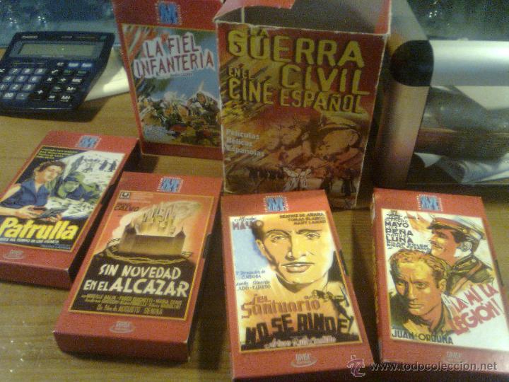 Cine: fiel infanteria+A mi la legion + santuario no se rinde +Sin novedad en alc&aacute;zar+1-guerra civil 5 pack