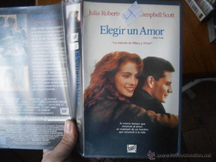 Cinema: ELEGIR UN AMOR-VHS--VHS-VENTA MINIMA 10 EU