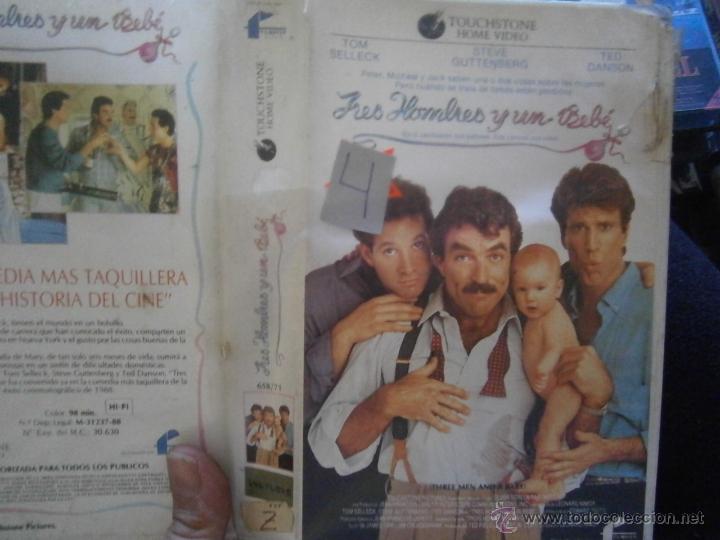 Cine: TRES HOMBRES Y UN BEBE-VHS