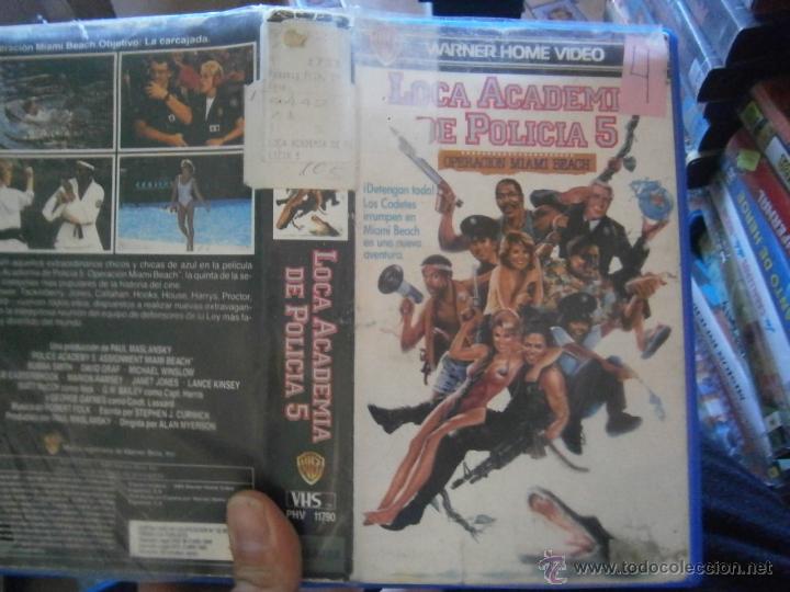 Cine: LOCA ACADEMIA DE POLICIA 5-VHS