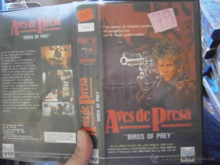 Cine: AVES DE PRESA-VHS - Foto 1