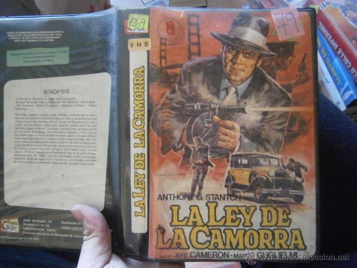 Cine: LA LEY DE LA CAMORRA-VHS