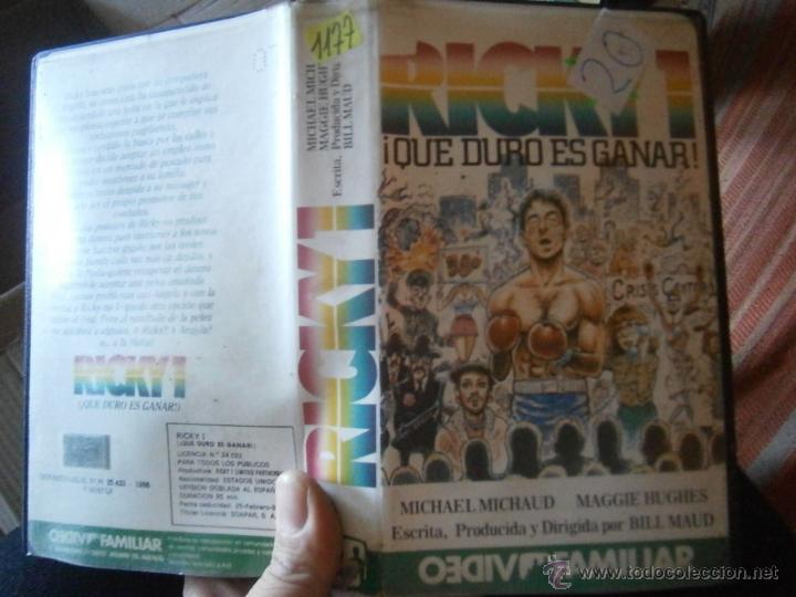 Cine: RICKY 1 QUE DURO ES GANAR-VHS