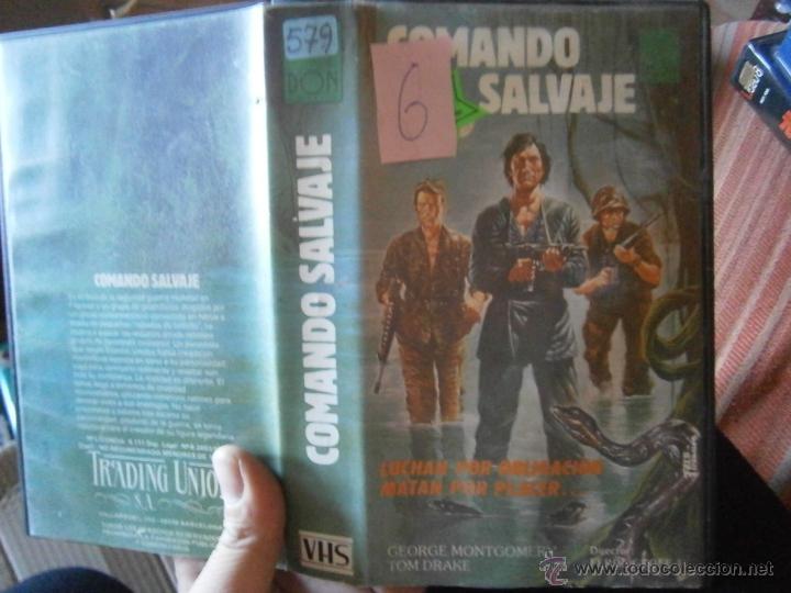 Cine: COMANDO SALVAJE-VHS - Foto 1