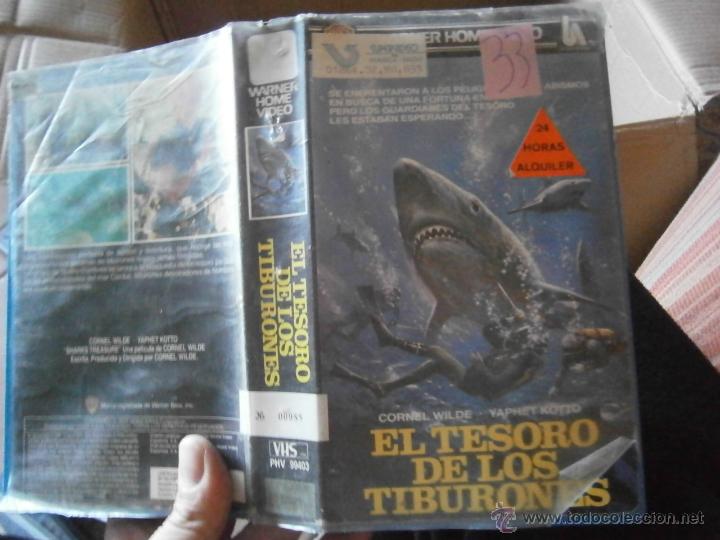 Cine: EL TESORO DE LOS TIBURONES-VHS