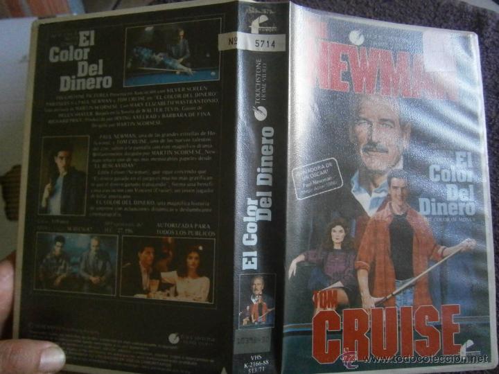 Cine: EL COLOR DEL DINERO-VHS