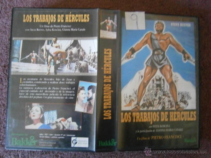 Cine: LOS TRABAJOS DE HERCULES-VHS