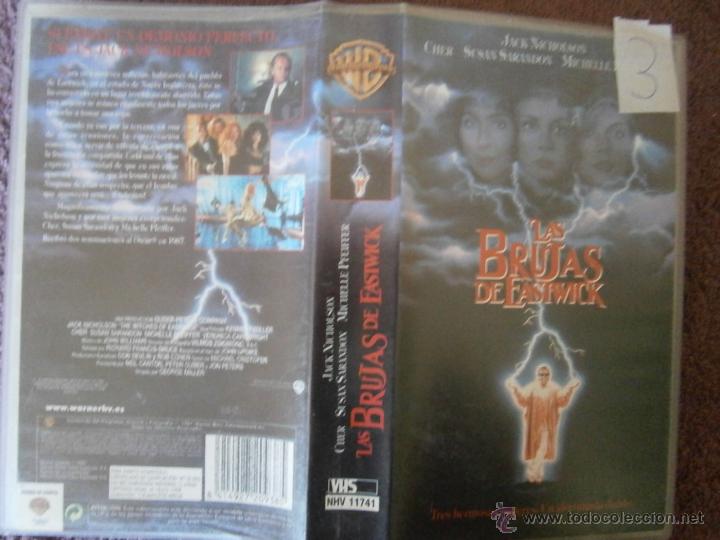 Cine: LAS BRUJAS DE EASTWICK-VHS(COMPRA MINIMA 10&euro;EUR--)