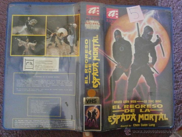 Cine: EL REGRESO DE LA ESPADA MORTAL-VHS