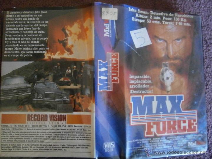 Cine: MAX FORCE-VHS - Foto 1
