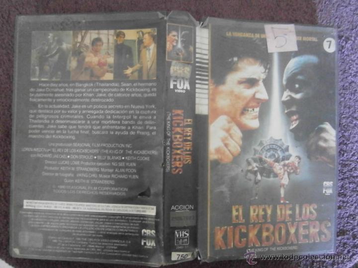Cine: EL REY DE LOS KICKBOXERS-VHS-VHS venta minima 10 eu