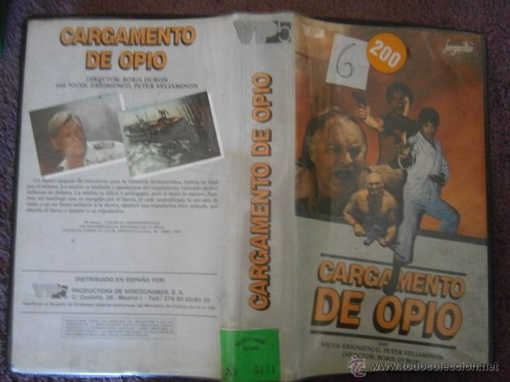 Cinema: CARGAMENTO DE OPIO -VHS