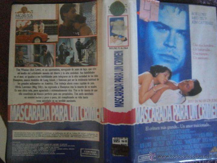 Cinema: MASCARADA PARA UN CRIMEN-VHS(COMPRA MINIMA 6 EUR--)