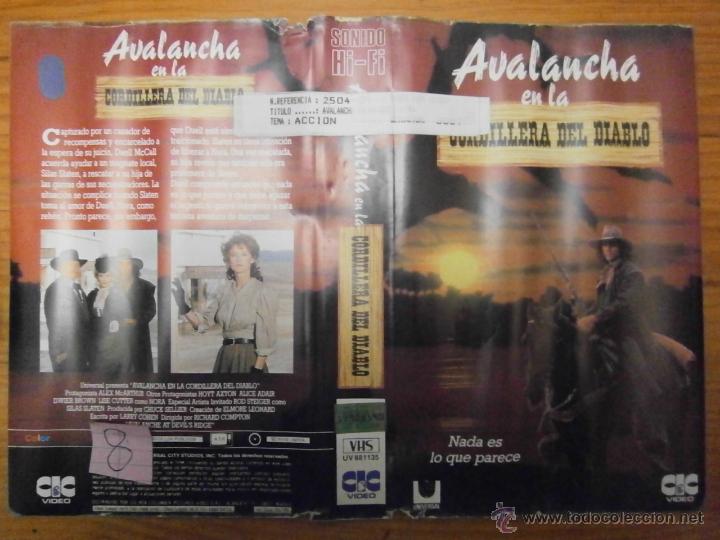 Cin&eacute;ma: AVANLANCHA EN LA CORDILLERA DEL DIABLO-VHS