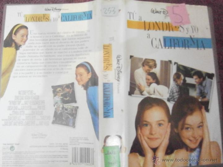 Cin&eacute;ma: TU A LONDRES Y YO A CALIFORNIA-VHS(COMPRA MINIMA 6 EU--)