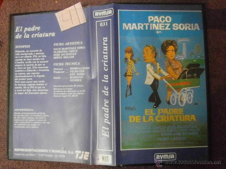 Cin&eacute;ma: EL PADRE DE LA CRIATURA -VHS