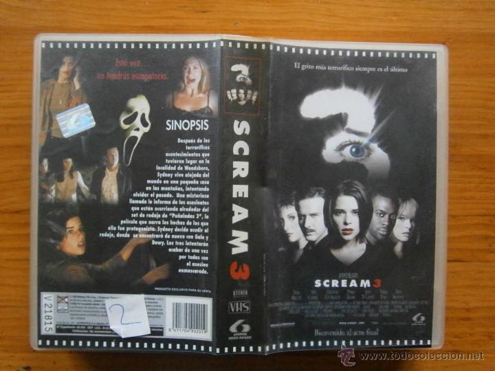 Cin&eacute;ma: SCREAM 3 -VHS(COMPRA MINIMA 10&euro;EUR--)