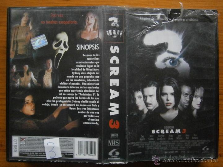 Kino: SCREAM 3 -VHS(COMPRA MINIMA 10&euro; EUR--)