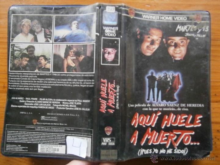 Kino: HAQUI HUELE A MUERTO..(PUES YO NO HE SIDO)-VHS(COMPRA MINIMA 6 EUR--)