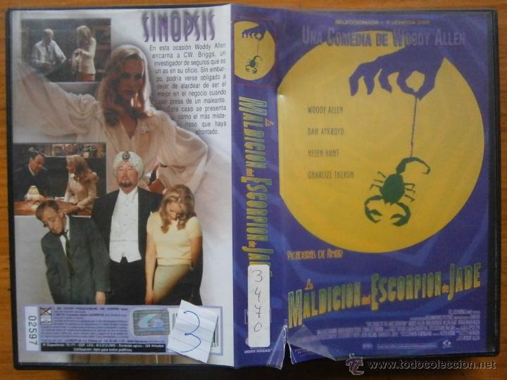 Kino: LA MALDICION DEL ESCORPION DE JADE-VHS(COMPRA MINIMA 6 EUR--)